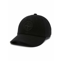 Бейсболка Stone Island Compass для мужчин, размер OneSize, черный