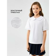 Школьная блуза Acoola, размер 122, белый