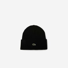 Шапка бини LACOSTE для мужчин и женщин, размер TTU, черный