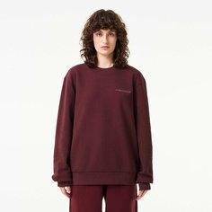 Свитшот LACOSTE, размер T6, , бордовый, бордовый