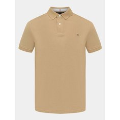 Поло TOMMY HILFIGER, размер M, бежевый