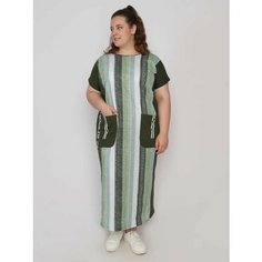 Платье Style Margo, размер 58, зелeный