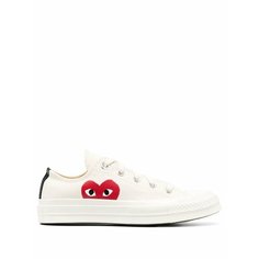 Кеды CONVERSE х Comme des Garcons PLAY Chuck 70 OX, размер 9 US, white