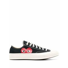 Кеды CONVERSE х Comme des Garcons PLAY x Comme Des Garcons Play Chuck 70 Ox, размер 8 US, black