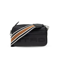 Сумка ETRO, фактура зернистая, черный