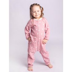 Пижама , размер 98, сердечки на розовом Без бренда