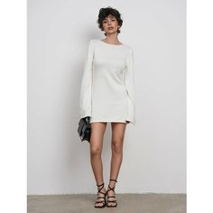 Платье KIVI CLOTHING, размер 44-46, молочный