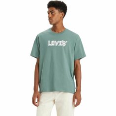 Футболка Levis Men Relaxed Fit Graphic Tee, размер XL, зелёный Levis®