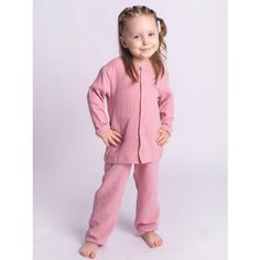 Пижама , размер 122, розовый Без бренда