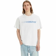 Футболка Levis Men Relaxed Fit Graphic Tee, размер M, белый Levis®
