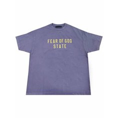 Футболка FEAR OF GOD, размер XS, фиолетовый