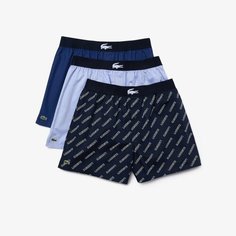 Трусы LACOSTE, размер TL, голубой/темно-синий
