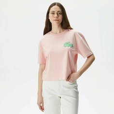 Футболка LACOSTE, размер T38, светло-розовый