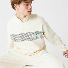 Толстовка LACOSTE Loose Fit, размер T6, , кремовый
