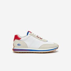 Кроссовки LACOSTE, размер T7, белый-красный