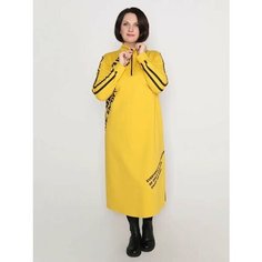 Платье Style Margo, размер 58, горчичный