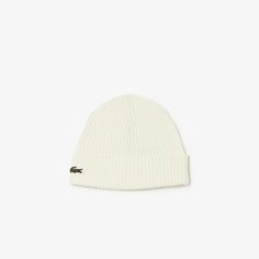 Шапка бини LACOSTE для мужчин и женщин, размер TTU, бежевый