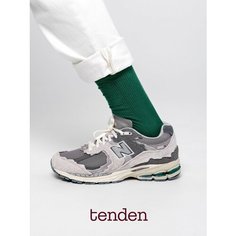 Носки TENDEN, комплект, 2 пары, размер 41-44, зелeный