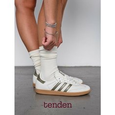Носки TENDEN, комплект, 2 пары, размер one size, молочный
