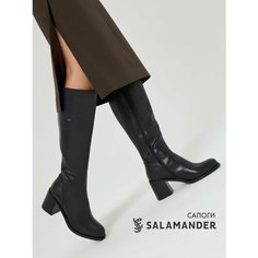 Сапоги Salamander, полнота 4 (RU)/ на узкую и среднюю стопу, размер 38, черный