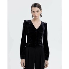 Блуза Gloria Jeans, размер XL (52-54), черный