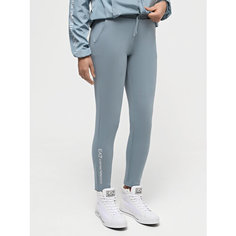 Брюки спортивные EA7 EMPORIO ARMANI, размер XXS, серо-голубой
