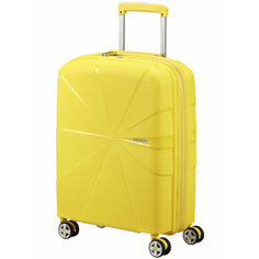 Чемодан American Tourister, 41 л, размер M, желтый
