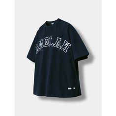 Футболка ANGLAN Applique Logo, размер M, navy