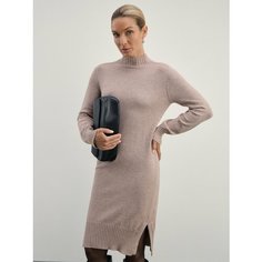 Платье Zarina, размер M (RU 46)/170, бежевый меланж