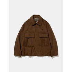 Куртка-рубашка Uniform Bridge Pocket Wool, размер L, Шоколадный