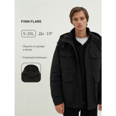 Бомбер FINN FLARE Демисезонная, размер S, черный
