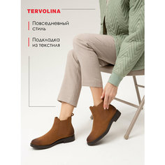 Ботинки челси TERVOLINA, размер 39, рыже-коричневый
