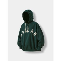 Худи ANGLAN Applique Heavy Sweat, размер One Size, , green
