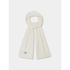 Шарф UGG Plait Plush Knit Scarf для женщин, белый
