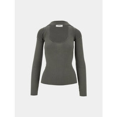 Лонгслив Coperni Cut-Out Knit, размер S, , серый