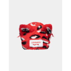 Шапка бини Charles Jeffrey Loverboy Fluffy Chunky Ears для мужчин и женщин, размер OneSize, красный