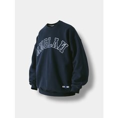 Свитшот ANGLAN Applique Heavy, размер M, , navy