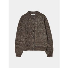 Кардиган After Pray Terre Intarsia Knit, размер M, , коричневый