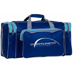 Сумка спортивная POLAR, 50 л, 30х30х56 см, синий, голубой