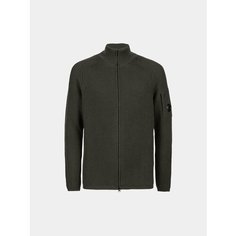 Кардиган C.P. COMPANY Re-Wool, размер 50, , темно-зеленый
