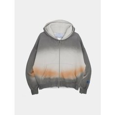 Худи Jungles Jungles SPRAY DYED THRU, размер S, , серый