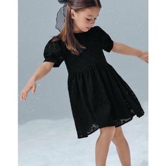 Платье Gloria Jeans, размер 12-24мес/86-92, черный