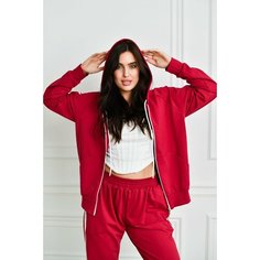 Костюм спортивный BUY-TEX.RU спортивный женский, размер 50, красный