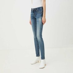 Джинсы скинни GUESS, размер W27/L32, темно-синий