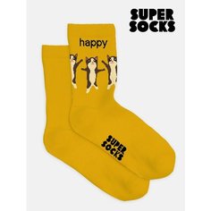 Носки Super socks, размер 35-40, желтый