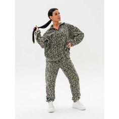 Костюм спортивный MoloNa, размер 54-56, леопардовый