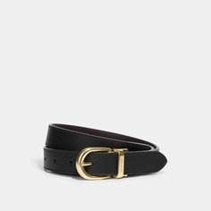 Ремень Coach для женщин, размер 119, черный