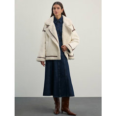 Дубленка Zarina, размер 2XS (RU 40)/170, молочный