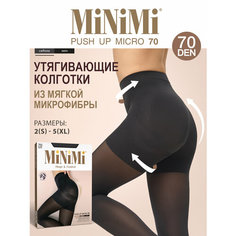 Колготки MiNiMi Push Up Micro, 70 den, размер 3, carbone
