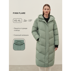 Куртка FINN FLARE, размер S, серо-зеленый